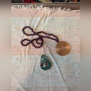 NWT Belleza Nativa Brazilian necklace and earrings set